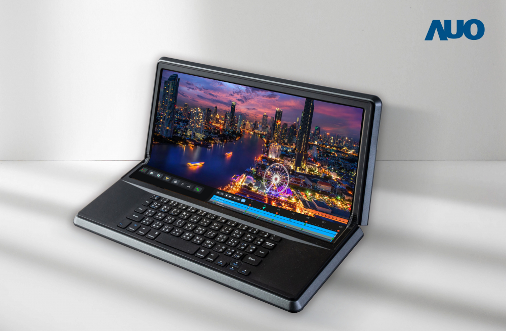 好体育官方app下载14.6吋Micro LED折迭显示屏幕，搭配半径4mm的弯折绞炼，以及高画素、高亮度、高对比度的显示技术特点，即便在大视角下仍保有绝佳色相与亮度