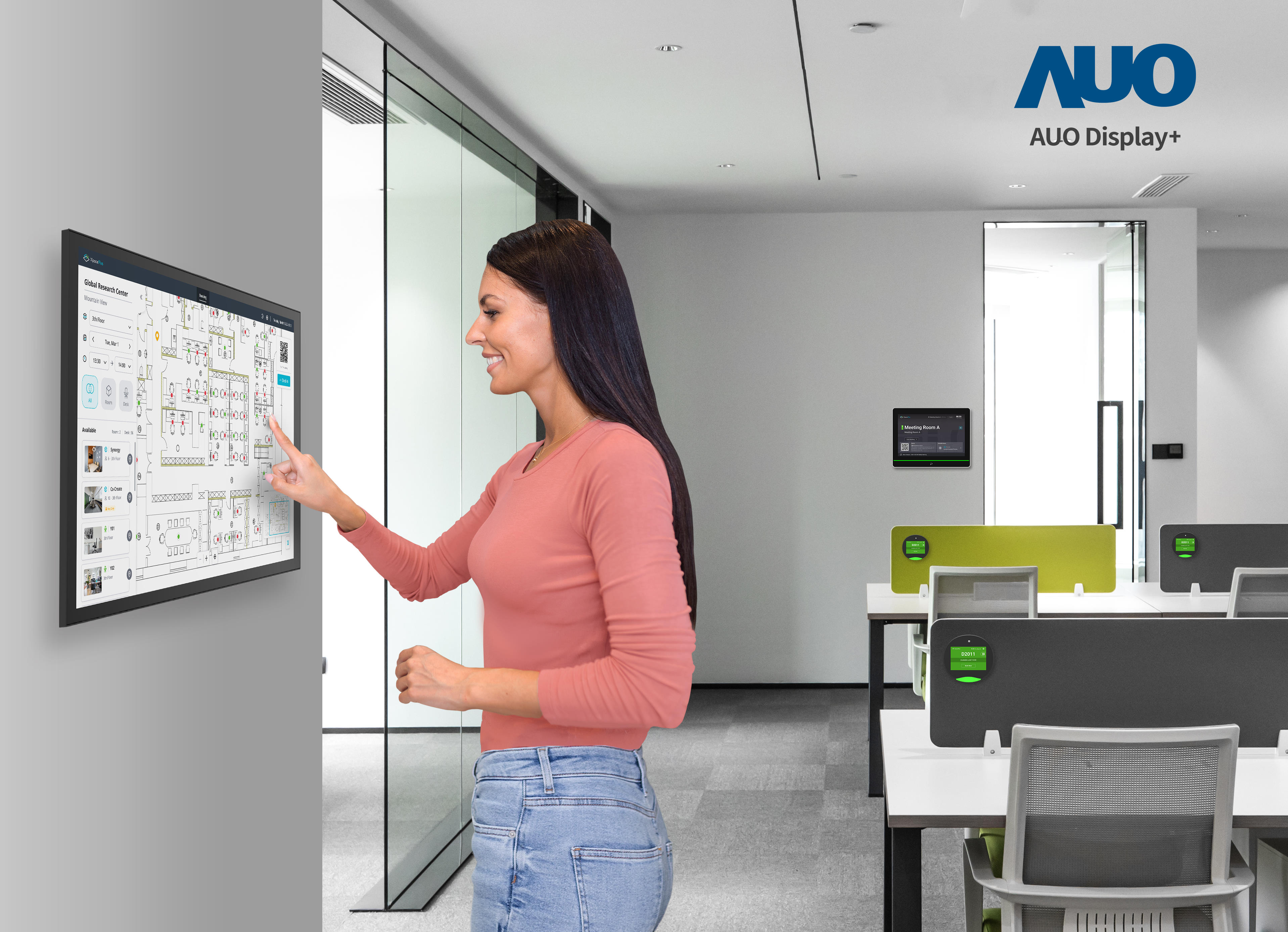 达擎会议空间管理解决方案可应用于空间预约和管理流程，将办公空间的查询、预约和保留等流程自动化，为用户提供更灵活、弹性的工作模式