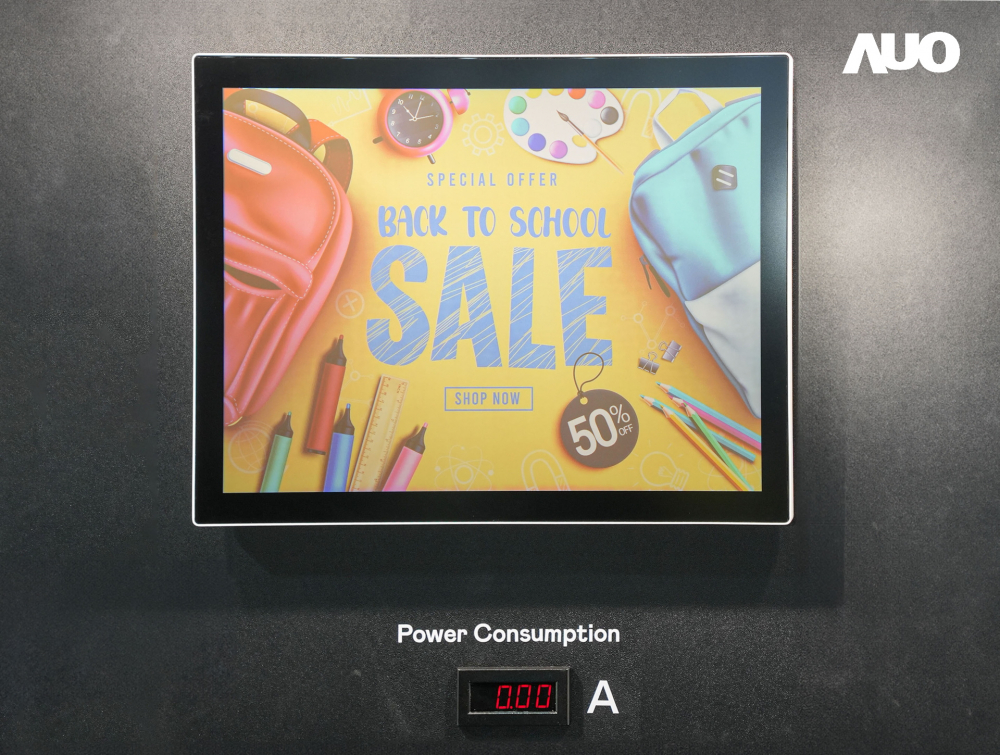 好体育官方app下载展示胆固醇液晶超低耗能户外全彩显示器，ChLC（胆固醇液晶）以双稳态技术使静态显示零功耗，具省电、高彩度、环保的特性，还整合软硬件系统解决方案，可透过单一云端平台管理