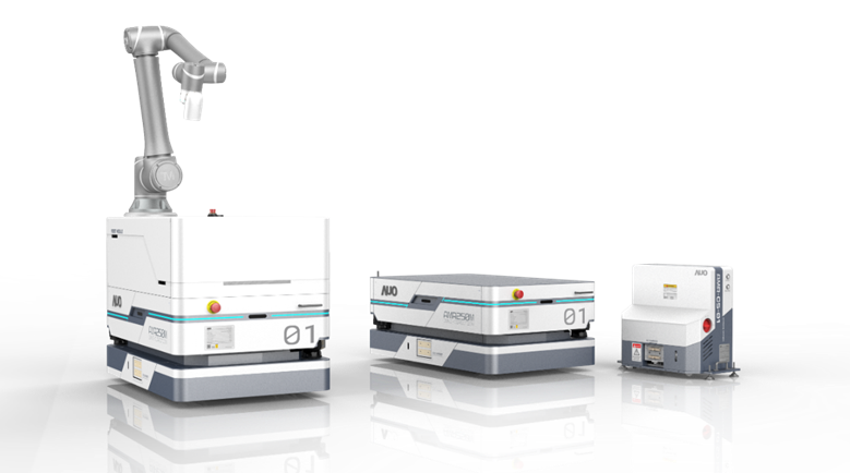 友達數位開發的自主式移動機器人（AMR250M），搭配全向輪並結合AI演算法、2D LiDAR、3D攝影機等技術，協助客戶實現產線全自動化